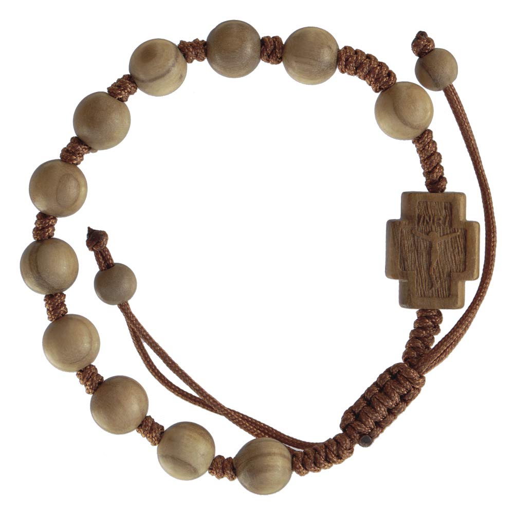 Algopix Similar Product 11 - Olive Wood Adjustable 8mm Rosary