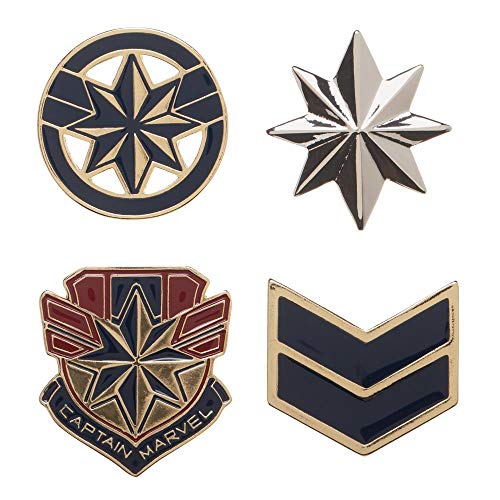 Algopix Similar Product 10 - Marvel Accessories Captain Marvel Lapel
