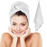 Algopix Similar Product 1 - Microfiber Hair Towel  Plush