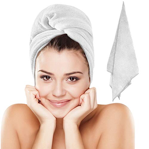 Algopix Similar Product 5 - Microfiber Hair Towel  Plush