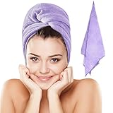 Algopix Similar Product 13 - Microfiber Hair Towel  Plush