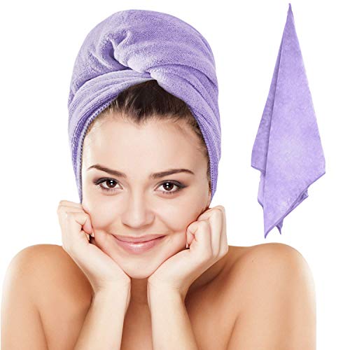Algopix Similar Product 15 - Microfiber Hair Towel  Plush