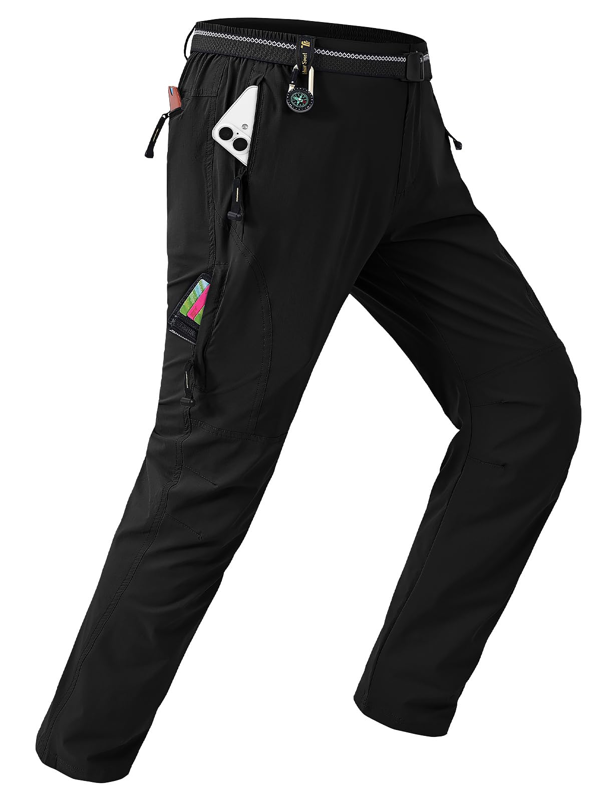 Algopix Similar Product 6 - TBMPOY Mens Lightweight Hiking Pants