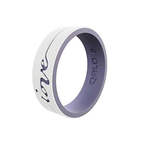 Algopix Similar Product 16 - QALO Womens Rubber Silicone Ring