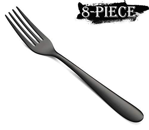 Algopix Similar Product 14 - Black Dessert Forks Black Salad Fruit