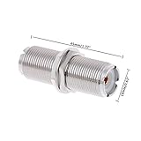 Algopix Similar Product 17 - JUNESUN UHF SO239 Female to Female Jack