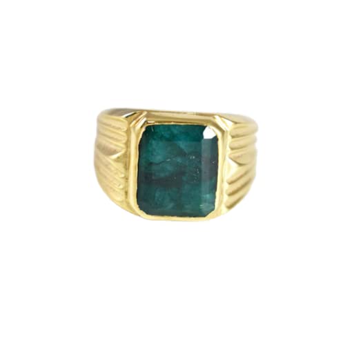 Algopix Similar Product 18 - Natural Emerald Gemstone Ring 925