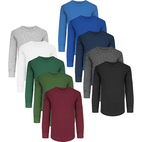 Algopix Similar Product 1 - Boys Long Sleeve Performace Tops Base