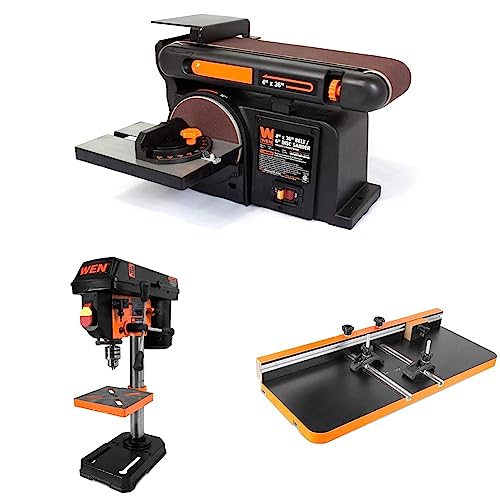 Algopix Similar Product 17 - WEN 6500T 4 x 36 Belt  6 Disc Sander