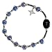 Algopix Similar Product 2 - Murano Glass Blue 8mm Rosary Bracelet