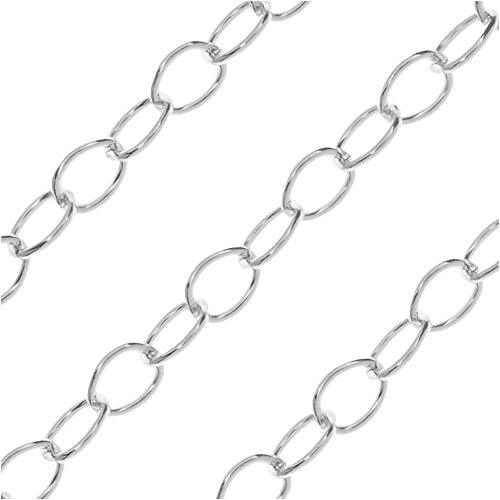 Algopix Similar Product 19 - Beadaholique Bulk Cable Chain Oval