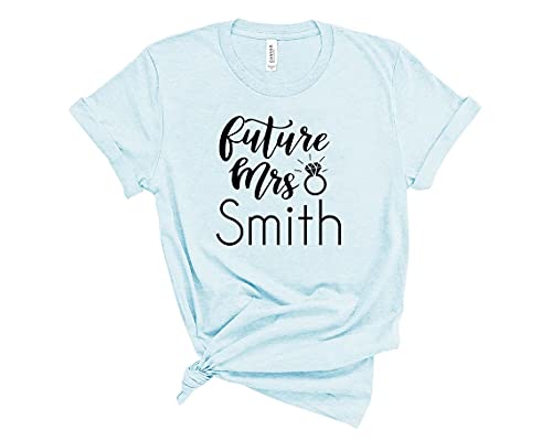 Algopix Similar Product 5 - Future Mrs Slouchy Tee Shirt Bride