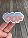 Algopix Similar Product 9 - OOF Sticker Laptop Sticker Water