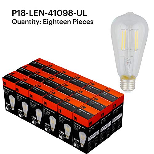 Algopix Similar Product 5 - Lenawee P12LEN41098UL 4W ST64 E26