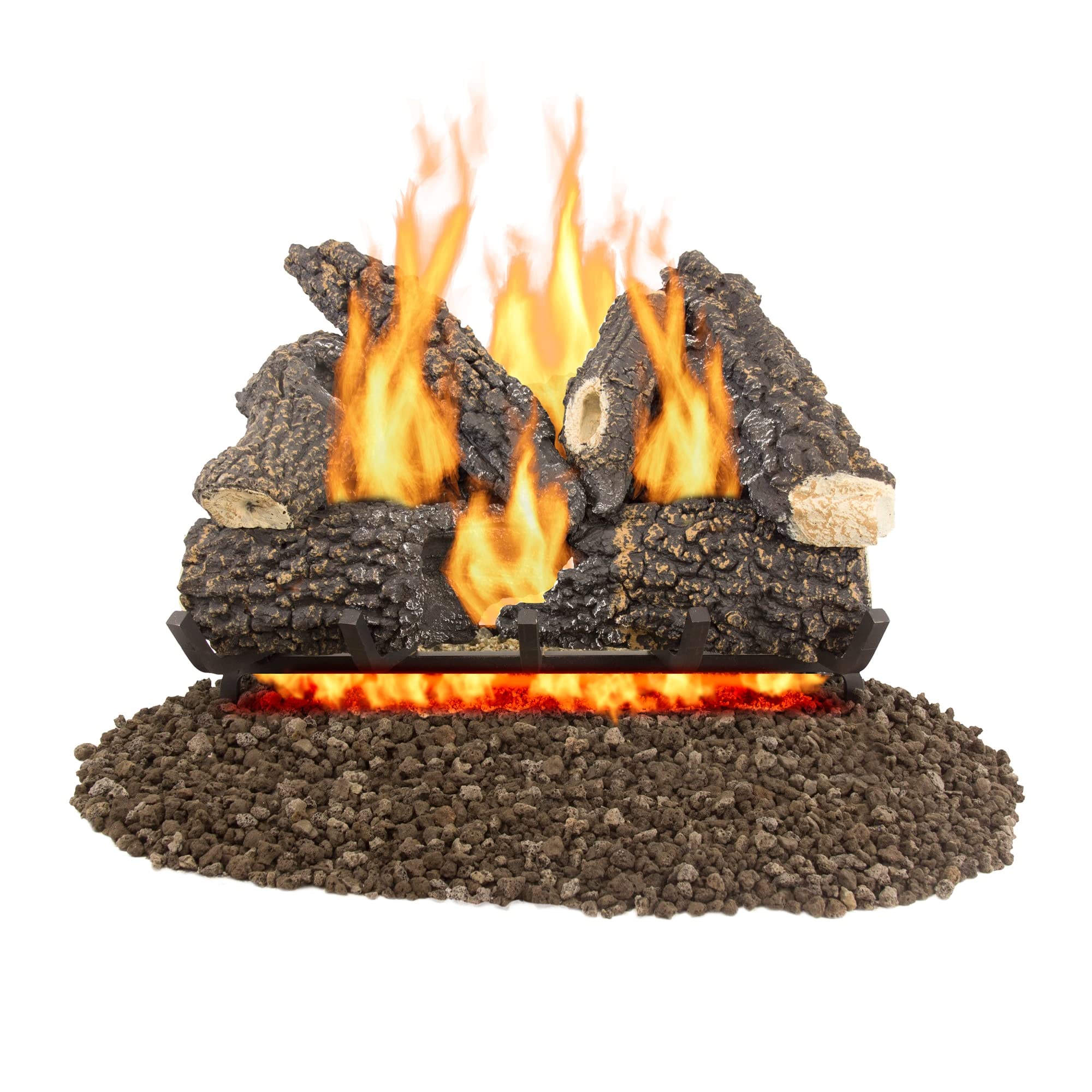Algopix Similar Product 9 - Pleasant Hearth VentFree Gas Log Set