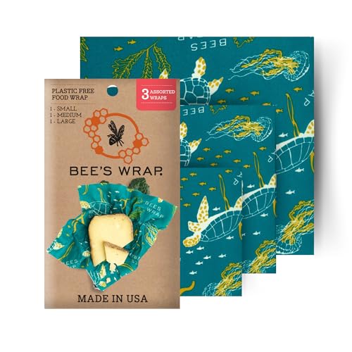 Algopix Similar Product 7 - Bees Wrap Reusable Beeswax Food Wraps