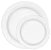 Algopix Similar Product 15 - 60 Premium Plastic Plates for Dinner