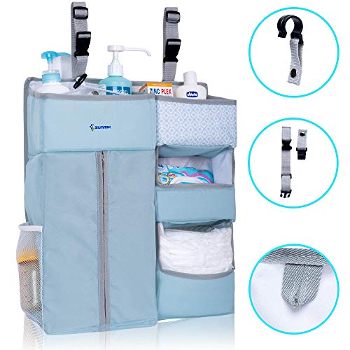 Algopix Similar Product 3 - SUNMIK Hanging Diaper Caddy Organizer