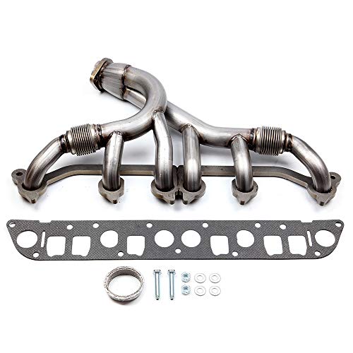 Algopix Similar Product 10 - cciyu SS Exhaust Manifold Kit Fits