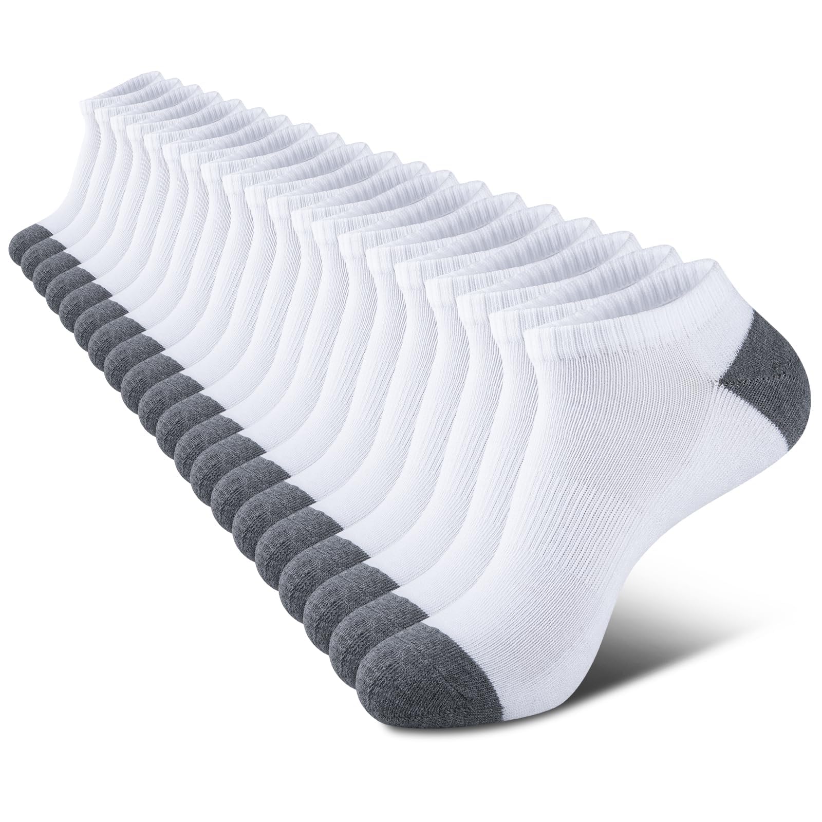 Algopix Similar Product 8 - COOVAN 10 Pairs Mens Cushion Ankle