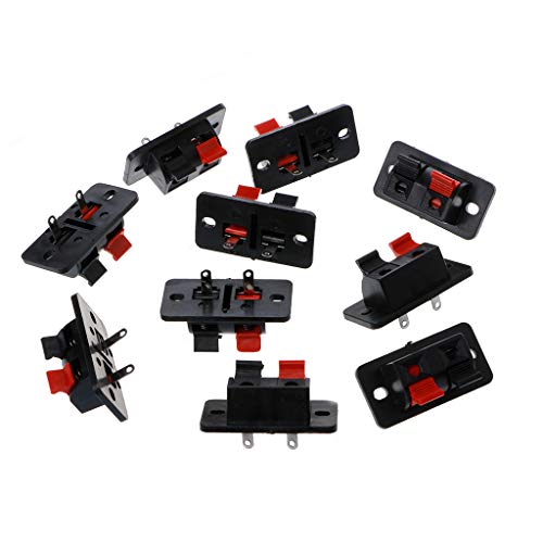 Algopix Similar Product 5 - JUNESUN 10 Pcs 2 Positions Push in Jack