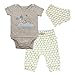 Algopix Similar Product 17 - Baby Clothing Set 3Piece w Bodysuit