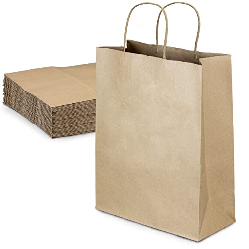 Algopix Similar Product 16 - 50 Pack Heavy Duty Kraft Paper Bags