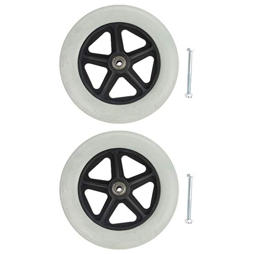 Algopix Similar Product 16 - Baosity 2 PCS 8Solid Tyre Front Caster