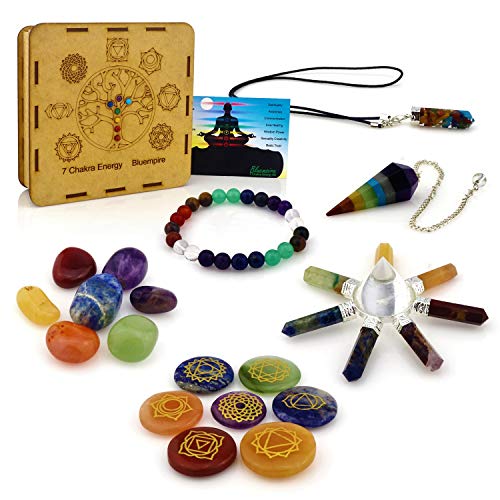 Algopix Similar Product 20 - Chakra Stones Set Crystals and