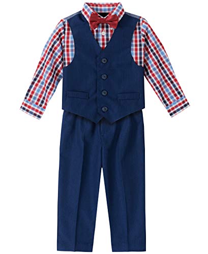 Algopix Similar Product 4 - Nautica Boys 4Piece Vest Set with
