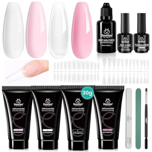 Algopix Similar Product 11 - Beetles Poly Nail Extension Gel Kit 4