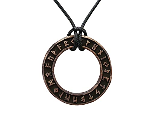 Algopix Similar Product 13 - Norse Vikings Runes Amulet Pendant
