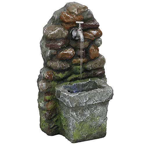 Algopix Similar Product 2 - Sunnydaze Rock Surface Outdoor Water