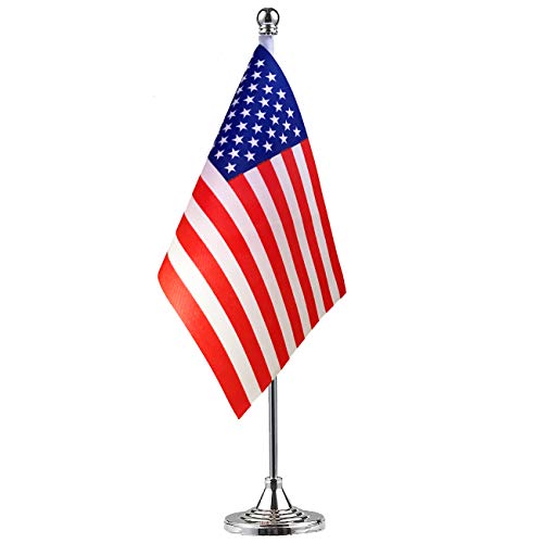 Algopix Similar Product 10 - American flagUSA US Table FlagDesk