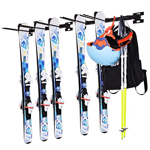 Algopix Similar Product 11 - Ski Snowboard Wall Storage Rack  Holds