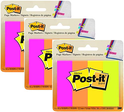 Algopix Similar Product 20 - Postit Page Markers Assorted Colors