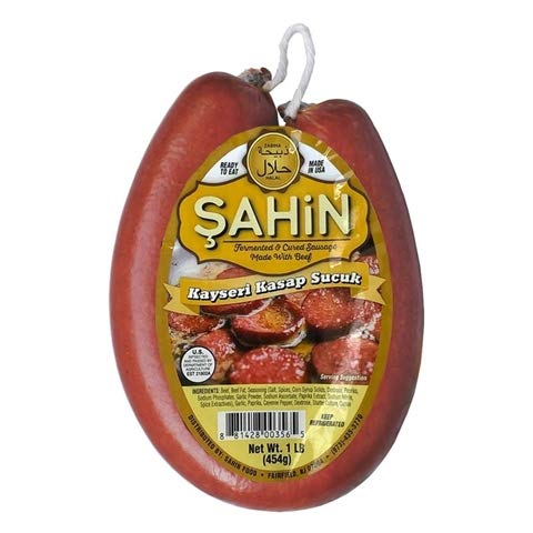 Algopix Similar Product 8 - Halal Zabiha Beef Sausage 1 LB