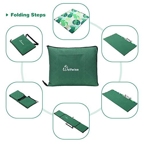 Algopix Similar Product 3 - WolfWise 70x59 Large Picnic Blanket