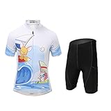 Algopix Similar Product 13 - FREE FISHER Unisex Kids Cycling Jersey