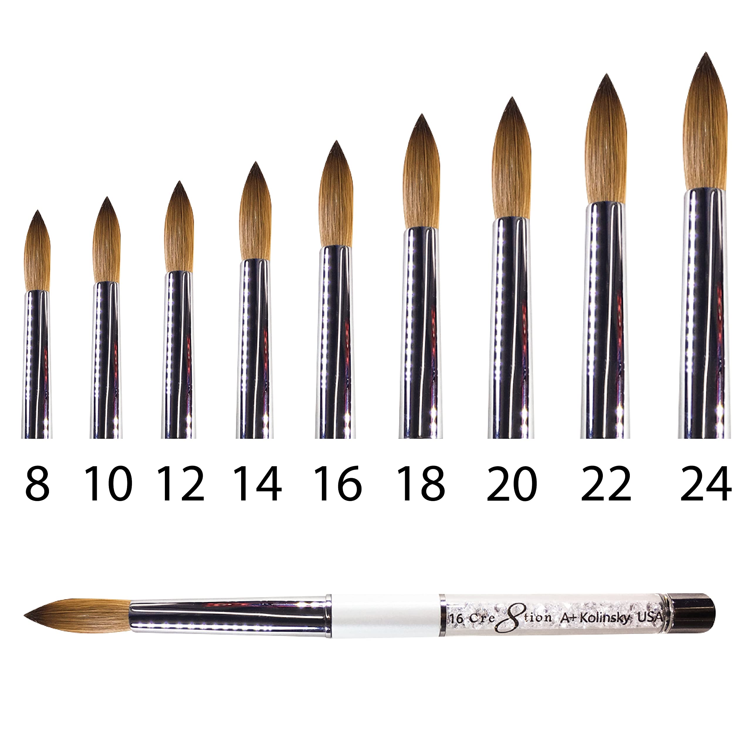 Algopix Similar Product 6 - Cre8tion  Kolynsky Acrylic Nail Brush