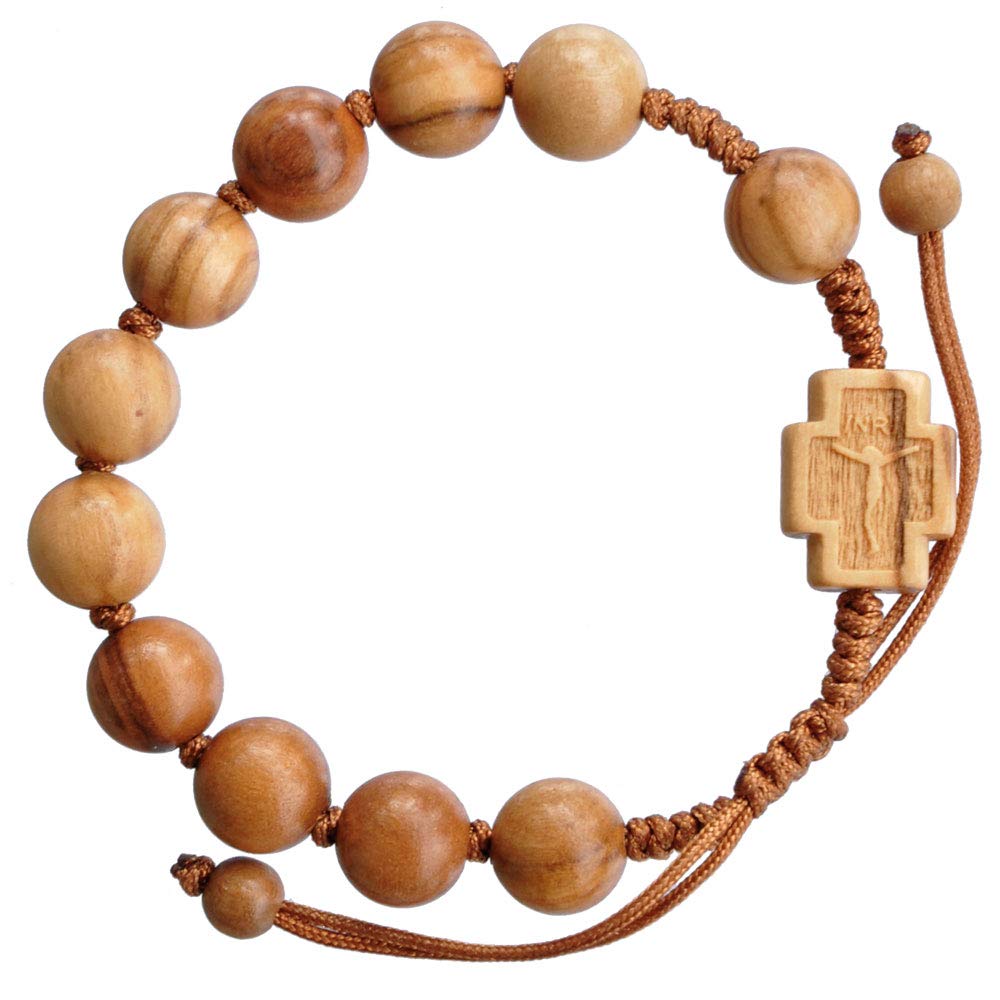Algopix Similar Product 9 - Olive Wood Adjustable 10mm Rosary