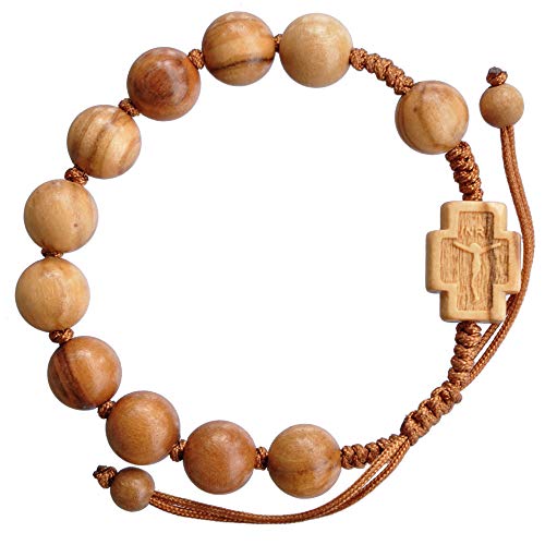 Algopix Similar Product 9 - Olive Wood Adjustable 10mm Rosary