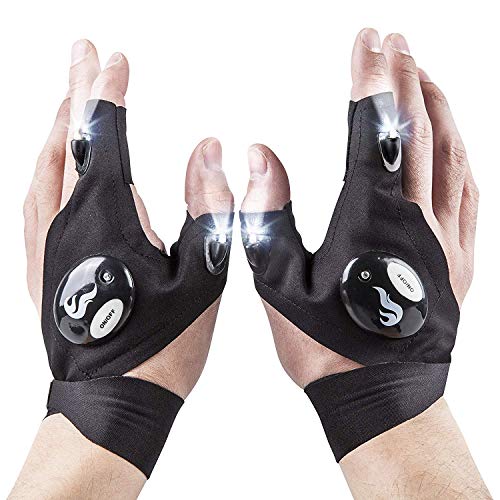 Algopix Similar Product 3 - Flashlight Gloves  Tactical LED Light