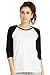 Algopix Similar Product 8 - Cottonbell Womens Baseball Quarter