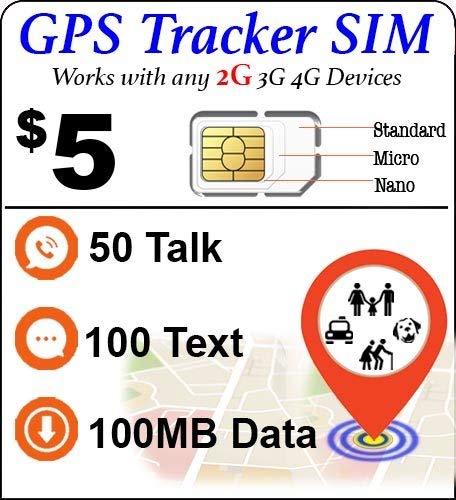 Algopix Similar Product 17 - GPS Tracker SIM Card  Pet Kid Senior