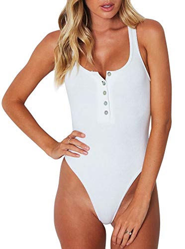 Algopix Similar Product 6 - REORIA Womens Sexy Scoop Neck