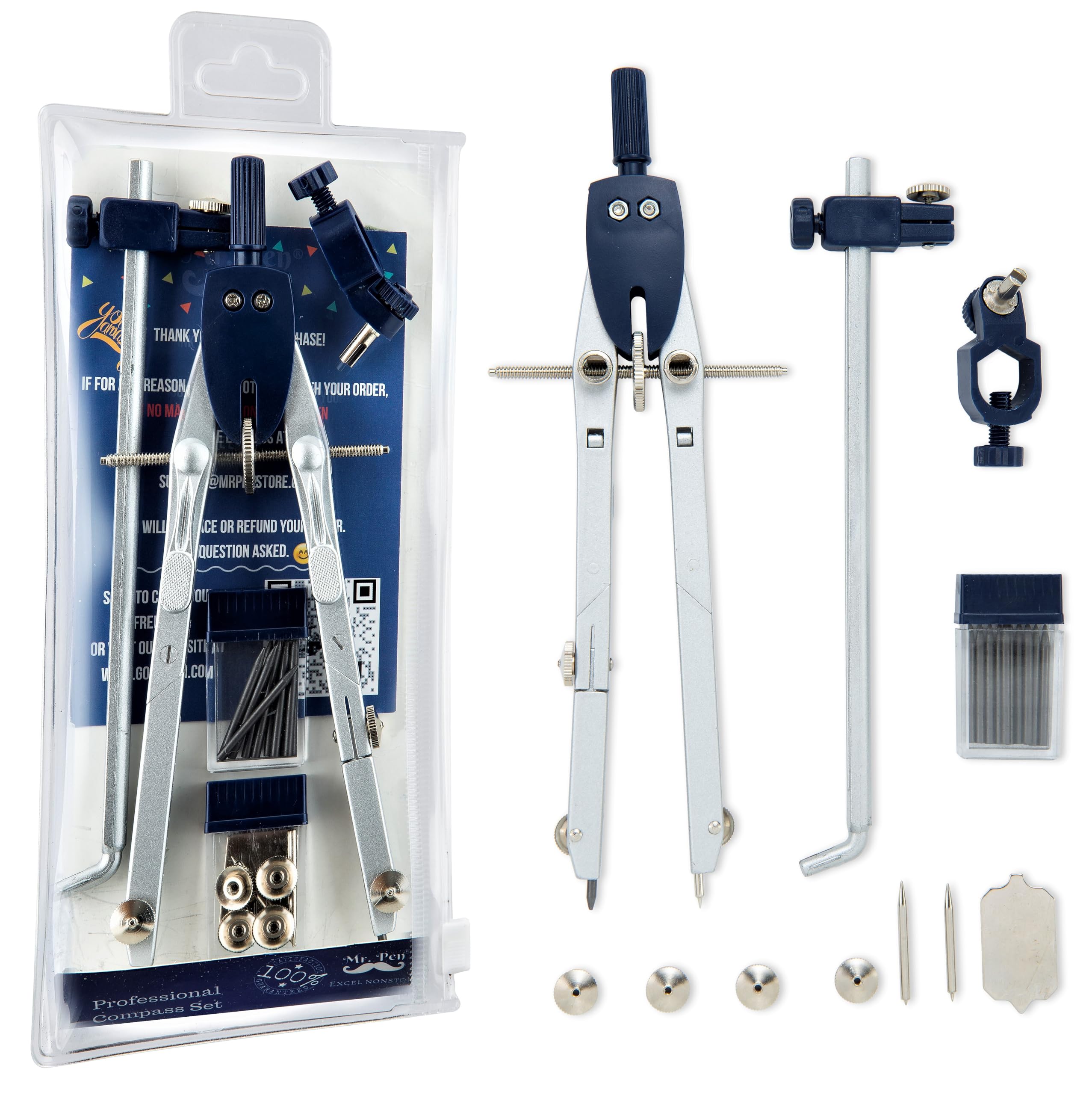 Algopix Similar Product 17 - Mr Pen Professional Metal Compass