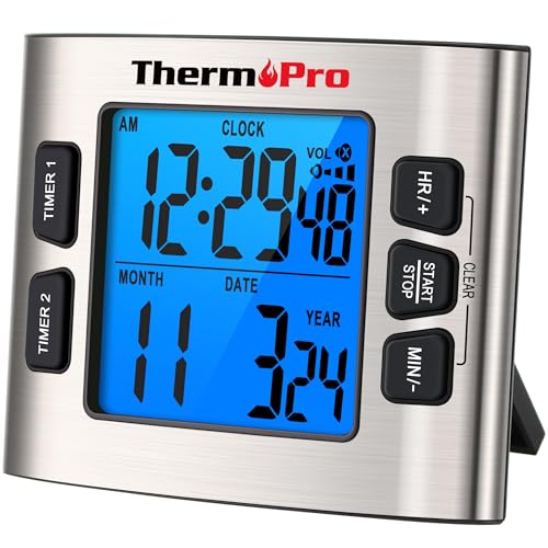 Algopix Similar Product 13 - ThermoPro TM02 24 Hours Digital Timer