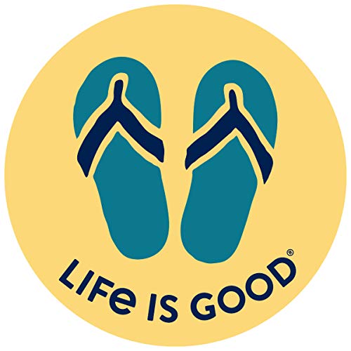 Algopix Similar Product 18 - Life is Good 4 Circle Sticker Flip