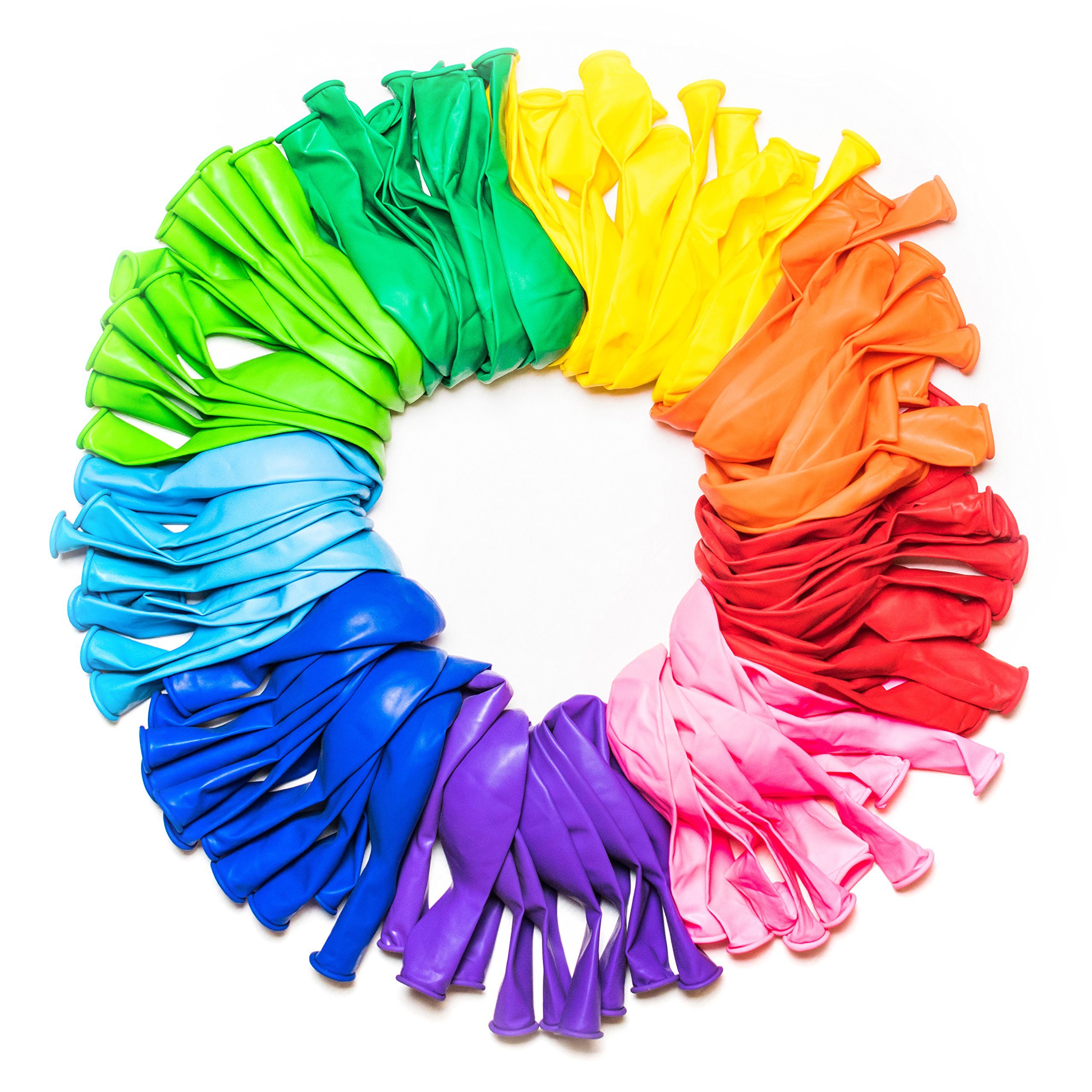 Algopix Similar Product 7 - Dusico Balloons Rainbow Set 100 Pack